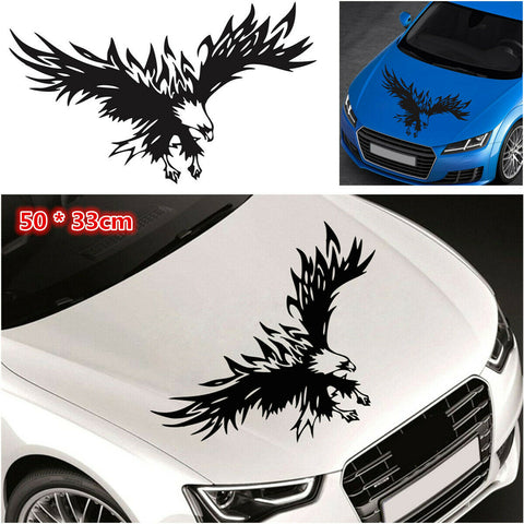 50 * 33cm Flying Eagle Graphics Decal Vinyl Stickers For Car Engine Hood Decor