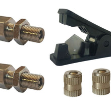 2 - 3/8" Schrader Inflation Fill Valves & Fast Hose Cut Tool Air Ride Suspension