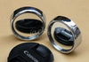 Chrome Round Vehicle Side Rearview Back Up Blind Spot Mirror 45mm (Set Of 2)