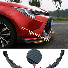 For Toyota Corolla Sedan 2020+ Front Bumper Lip Body Kit Spoiler Splitter 3pcs