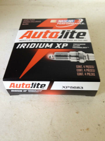 FOUR(4) Autolite Iridium XP5683 Spark Plug BOX/SET **$3 PP FACTORY REBATE!**