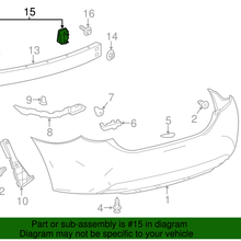 Genuine Bumper Bracket Qty of 1 52181-02160