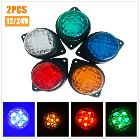 2×12V/24V Truck Trailer Showing Lights LED Marker Showing Wide Lights Universal