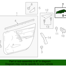 Genuine Toyota Switch Bezel 74232-02E70-C0