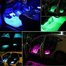 Car Accessories RGB LED Light Dash Floor Foot Strip Lights Decorative Lamp