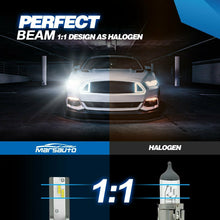 Bright White H11/H8 LED Headlight Bulbs 6000K Low Beam/Fog Light Conversion Kit
