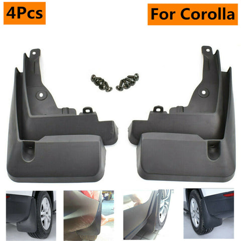 4Pcs For Toyota Corolla E210 Sedan 2020 Front Rear Mud Flaps Splash Guards Cover