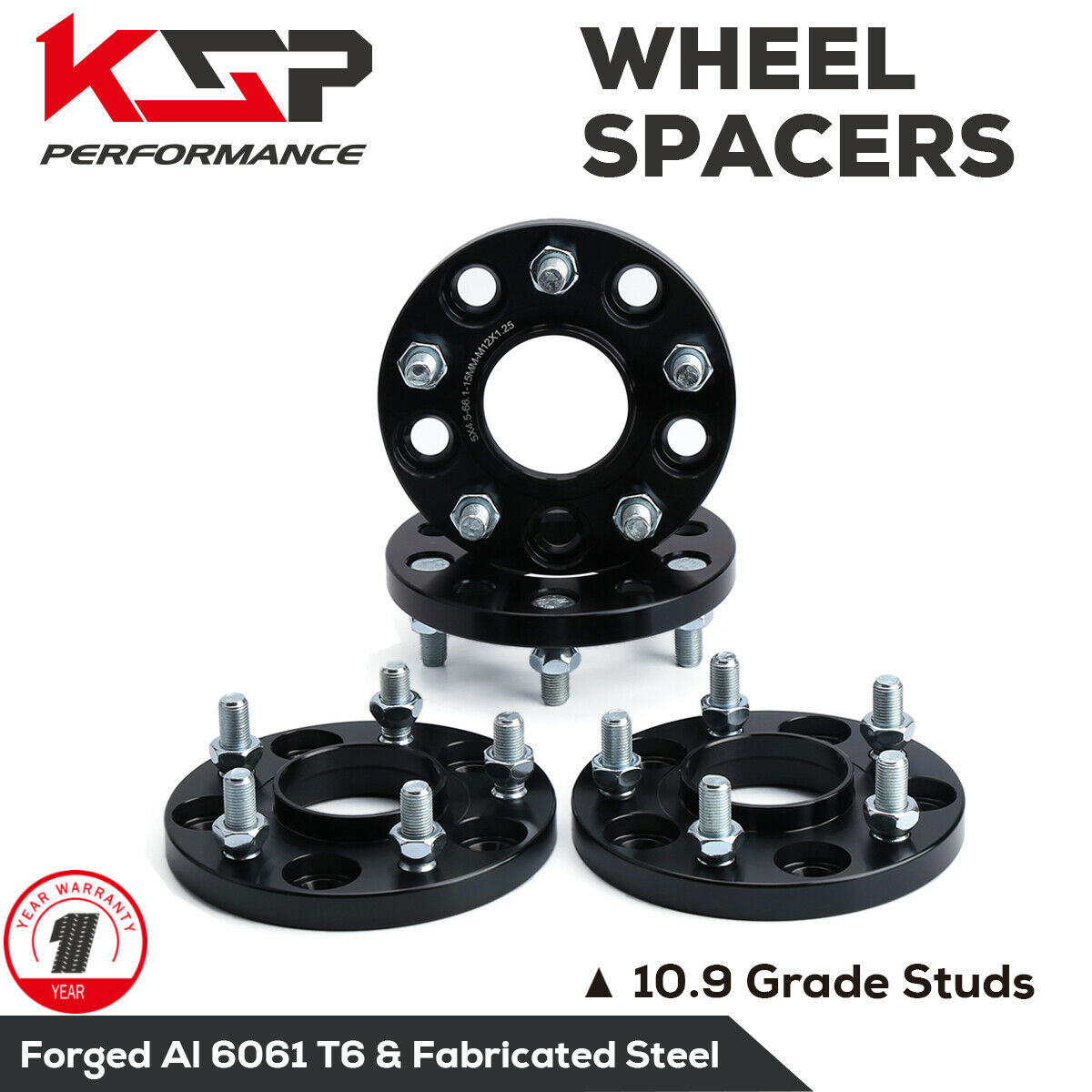 5X114.3mm Wheel Spacers Fit for Nissan Infinit 4Pcs 15mm M12X1.25 Forged 5 Lug