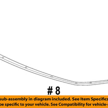 HONDA OEM 2017 Civic Front Bumper-Upper Seal 74146TEAT00