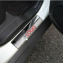 Car Steel Door Sill Scuff Plate Guard Protectors For Nissan Rogue 2014 2015 2016