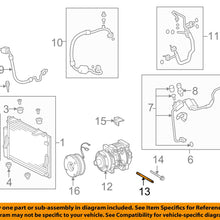 TOYOTA OEM Sequoia A/C AC Condenser/Compressor/Line-Compressor Stud 8844608070