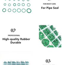 530Pcs Car Air Conditioning Repair Rubber O-ring Seals Kit Universal With Box