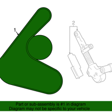 Genuine Toyota Serpentine Belt 90916-A2024