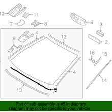 Genuine Toyota Windshield Seal 56117-06190