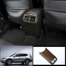 For Nissan Rogue 2014-2020 ABS Wood grain Rear Row Air outlets Anti-kick trim