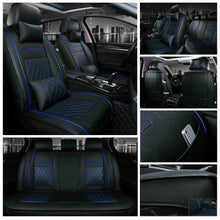 100% PU Leather Car Seat Cover Auto Interior 5-Sits Sedan Cushion Protector Set