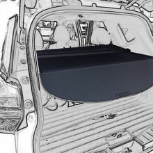 For2014-2020 Nissan Rogue Updated Version Security Cargo Cover Rear Trunk Shade