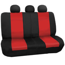 Neoprene Car Seat Covers Full Set for Auto Car SUV Coupe Red w/ Freshener