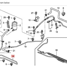 04-07 Accord 3.0 Power Steering Oil Fluid Cooler Pipe Rack&pinion Line Hose Tube