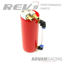 Rev9(AC-009-RED) Universal Aluminum Oil Catch Can with Hose Kit, 750ML for TO...