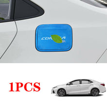 For Toyota Corolla 2019-2020 steel blue outer Fuel tank cap oil gas cover trim