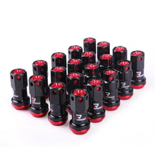 16+4 Pcs Red Composite R40 Iconix Lock Anti Theft Wheel Lug Nuts M12x1.25