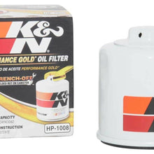 K&N Filters HP-1008 Performance Gold Oil Filter Fits 16-18 Yaris/MX-5/Sentra