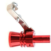 Red Car Accessory Blow Off Valve Noise Turbo Sound Whistle Simulator Muffler Tip