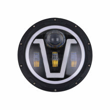 7" inch Motorcycle Halo Ring LED Headlight Projector For Yamaha Honda Kawasaki