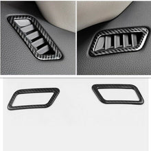 Car A/C Air Vent Cover Trim Carbon fiber look 3pcs For Nissan Rogue 2017 - 2020