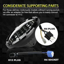 2x 7" Inch LED Headlight Hi/Lo Beam DRL For Jeep Wrangler JK TJ LJ 97-17 Rubicon