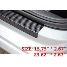 Universal Car Sticker Carbon Fiber Door Sill Scuff Plate Guards Accessories 5D