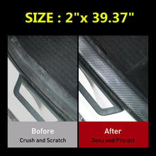 Car Interior Accessories Carbon Fiber Car Door Plate Sill Scuff Cover Sticker