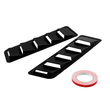 ABS Plastic Universal Car Bonnet Hood Vent Louvers 5 Scoop Cover Air-Flow Inlet