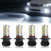 4pcs LED Headlight Bulb Fits Chevy Pickup Truck K1500 1990-1999 High & Low Beam