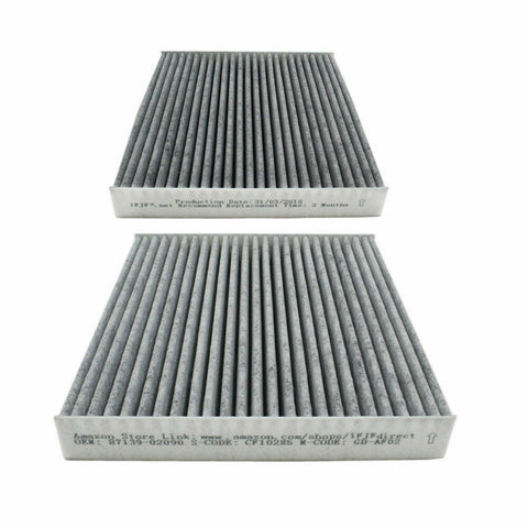 2 packs CF10285 Activated Carbon Air Cabin Filter for Lexus / Toyota
