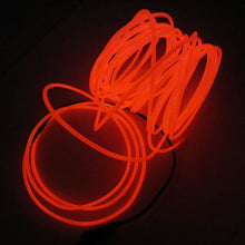 2M 12V EL Wire Red Cold light Neon Lamp Atmosphere Lights Unique Decor Accessory