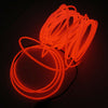 2M 12V EL Wire Red Cold light Neon Lamp Atmosphere Lights Unique Decor Accessory