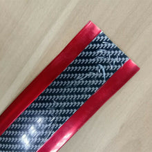 Car Sticker Parts Accessories 5D Carbon Fiber Molding Door Sill Rubber US NEW