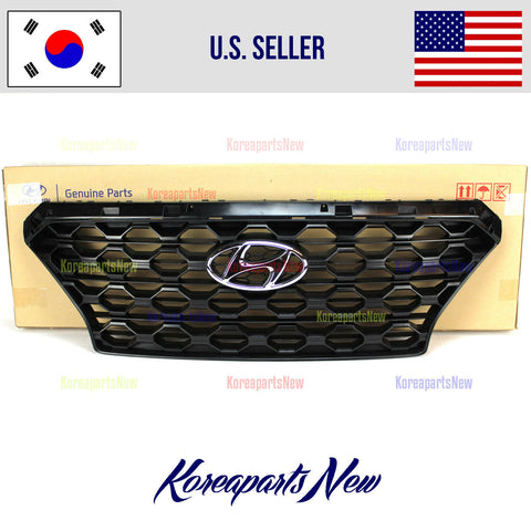 Front Bumper Grille BLACK Plastic ⭐GENUINE⭐ fits New Hyundai Santa Fe 2019-2020