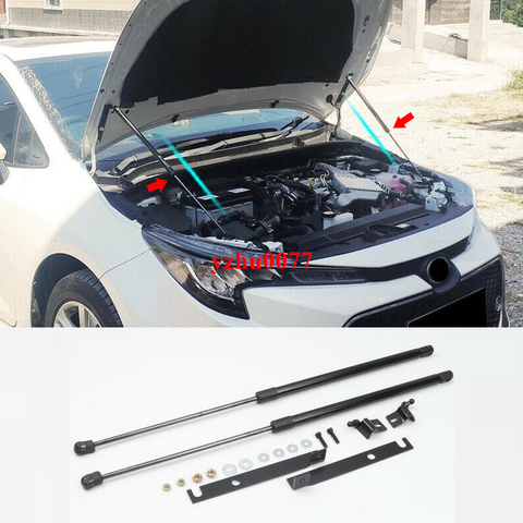 2020 For Toyota Corolla black Engine Hood Lift Support Shock Strut Damper Kit