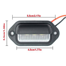 License Plate Light 12V-24V 6LED Auto Truck Lorry Van Universal Car Accessories