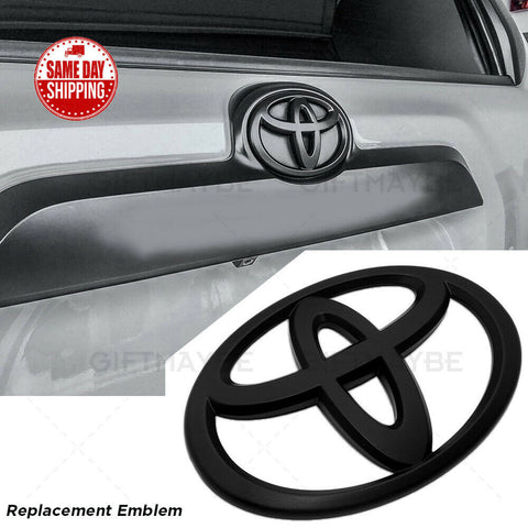 For Toyota Camry 4Runner Corolla Matrix RAV4 Sienna Trunk Lid Black Logo Emblem