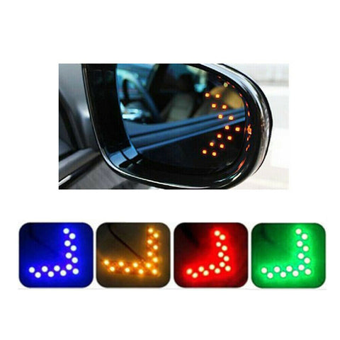 2x Auto Car Side Rear View Mirror LED 14 SMD Lamp Turn Signal Light Accessories
