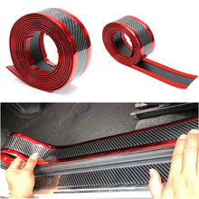 Car Sticker Parts Accessories 5D Carbon Fiber Molding Door Sill Rubber US NEW