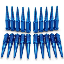 20pc 4.5" Spike Lug Nuts 12x1.25 fits Q50 Maxima GT-R Sylivia Subaru WRX Blue