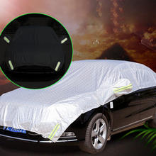 Universal Car Half Body Sun Shade Waterproof Cover Sunscreen UV Dust Cover SUV