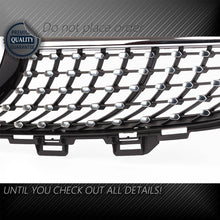 FOR Mercedes-Benz W213 2016-2018 Front Upper Black Diamond Grille W/ Camera