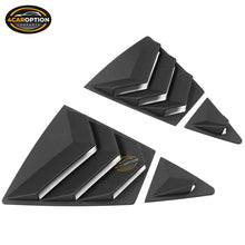 Fits 20-21 Toyota Corolla Side Cover Window Louver 4PC Matte Black