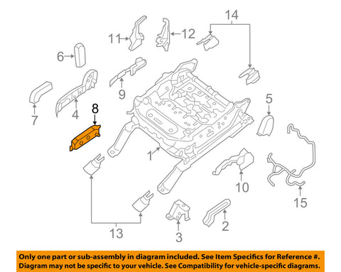 Infiniti NISSAN OEM 14-18 QX60 Power Seat-Adjuster Switch 870163JA7A